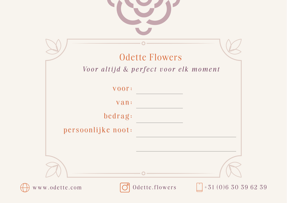 Odette's Giftcard - 100 euro